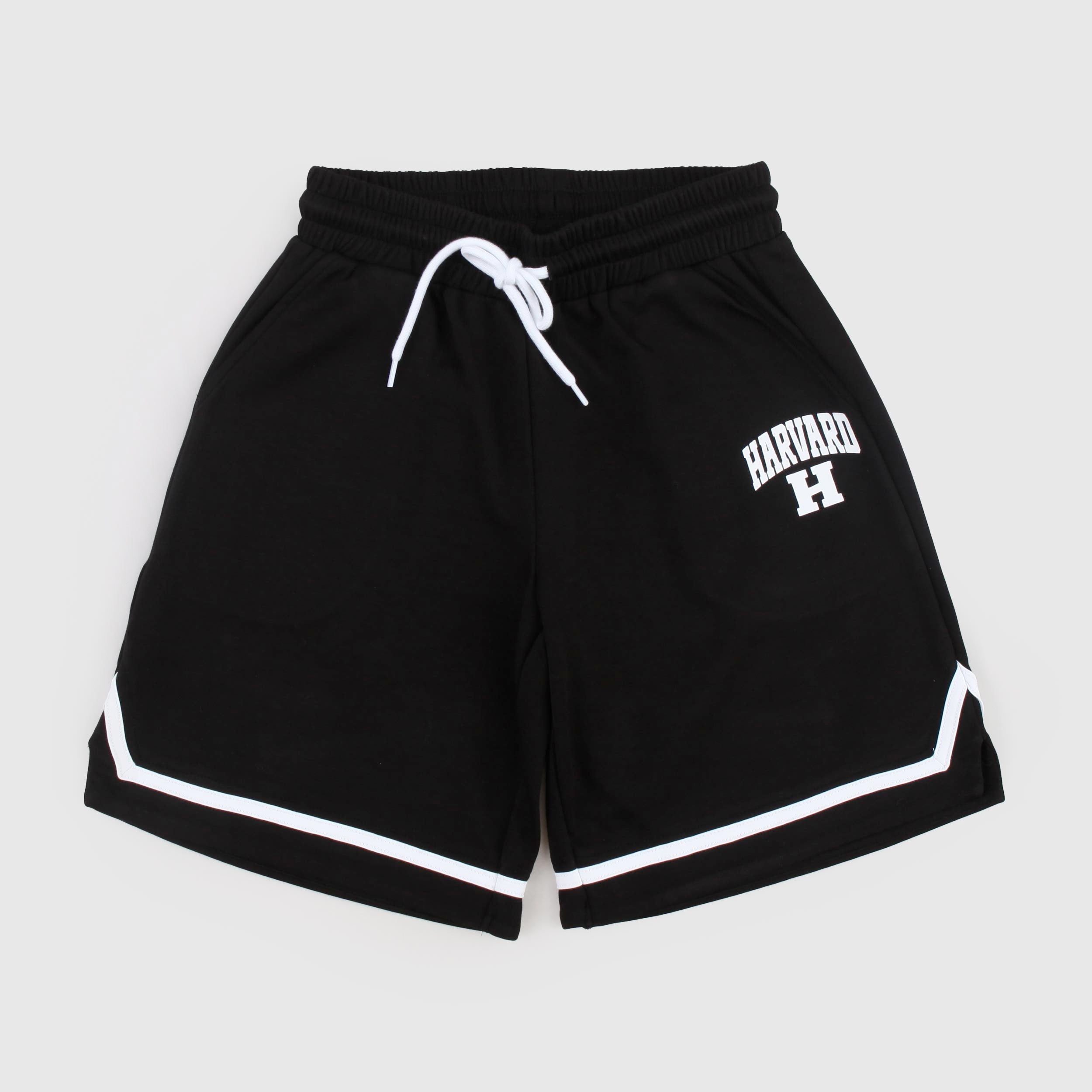 Bermuda Nero con Dettagli Bianchi Firmato TOBETOO