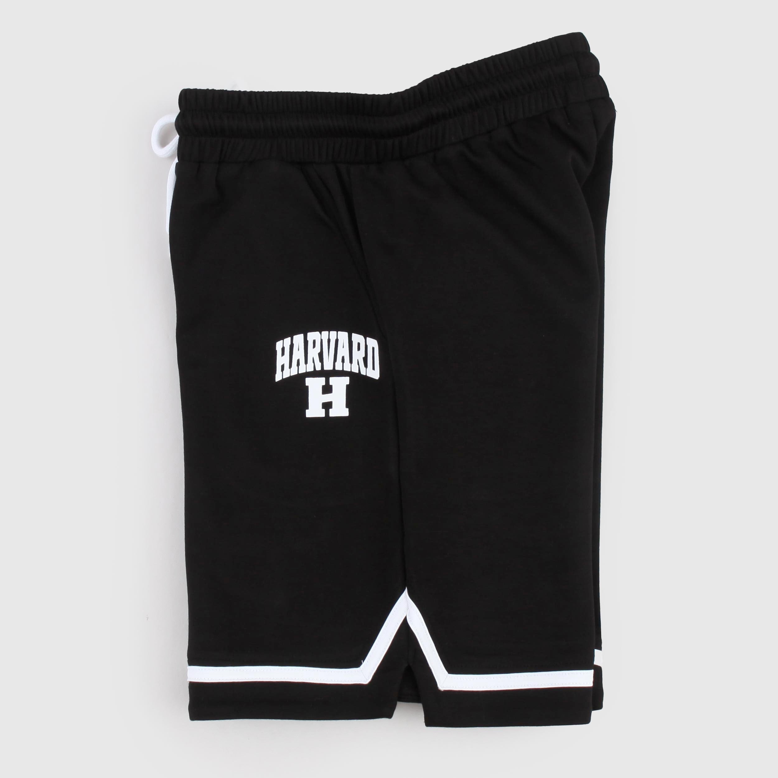 Bermuda Nero con Dettagli Bianchi Firmato TOBETOO