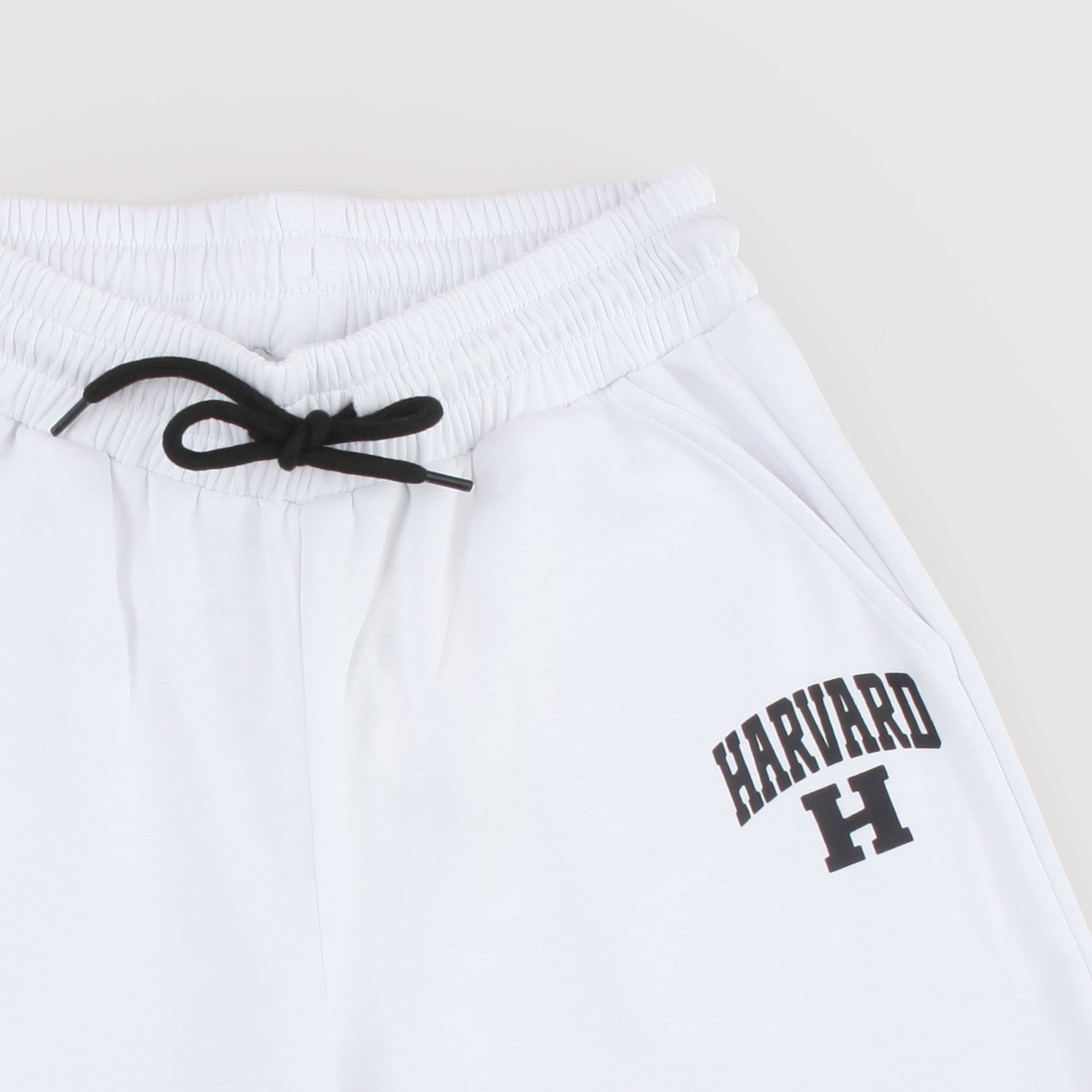 Bermuda con Scritta Bordata Nera Firmato TOBETOO