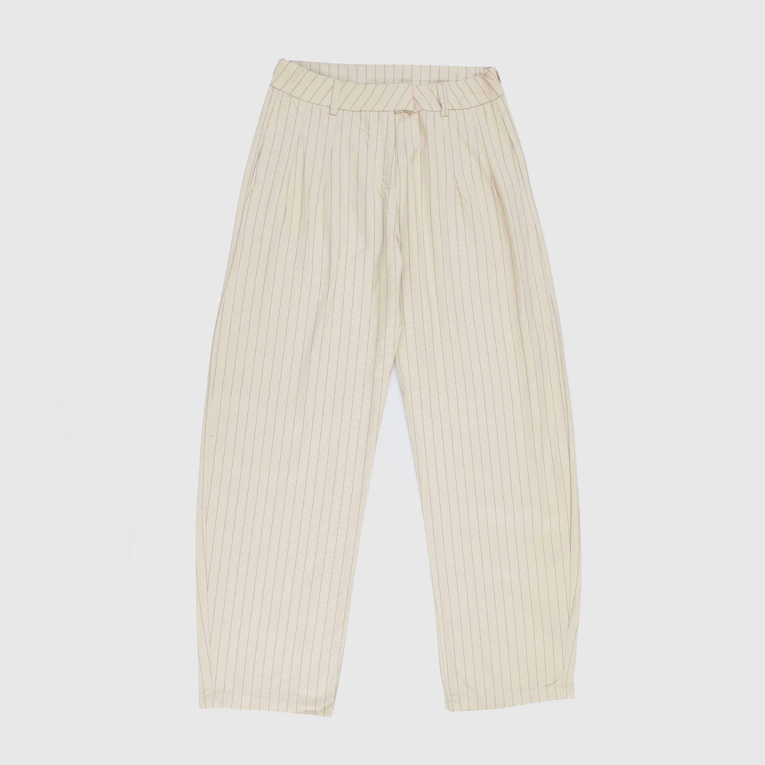 Pantalone Beige a Righe Firmato TOBETOO