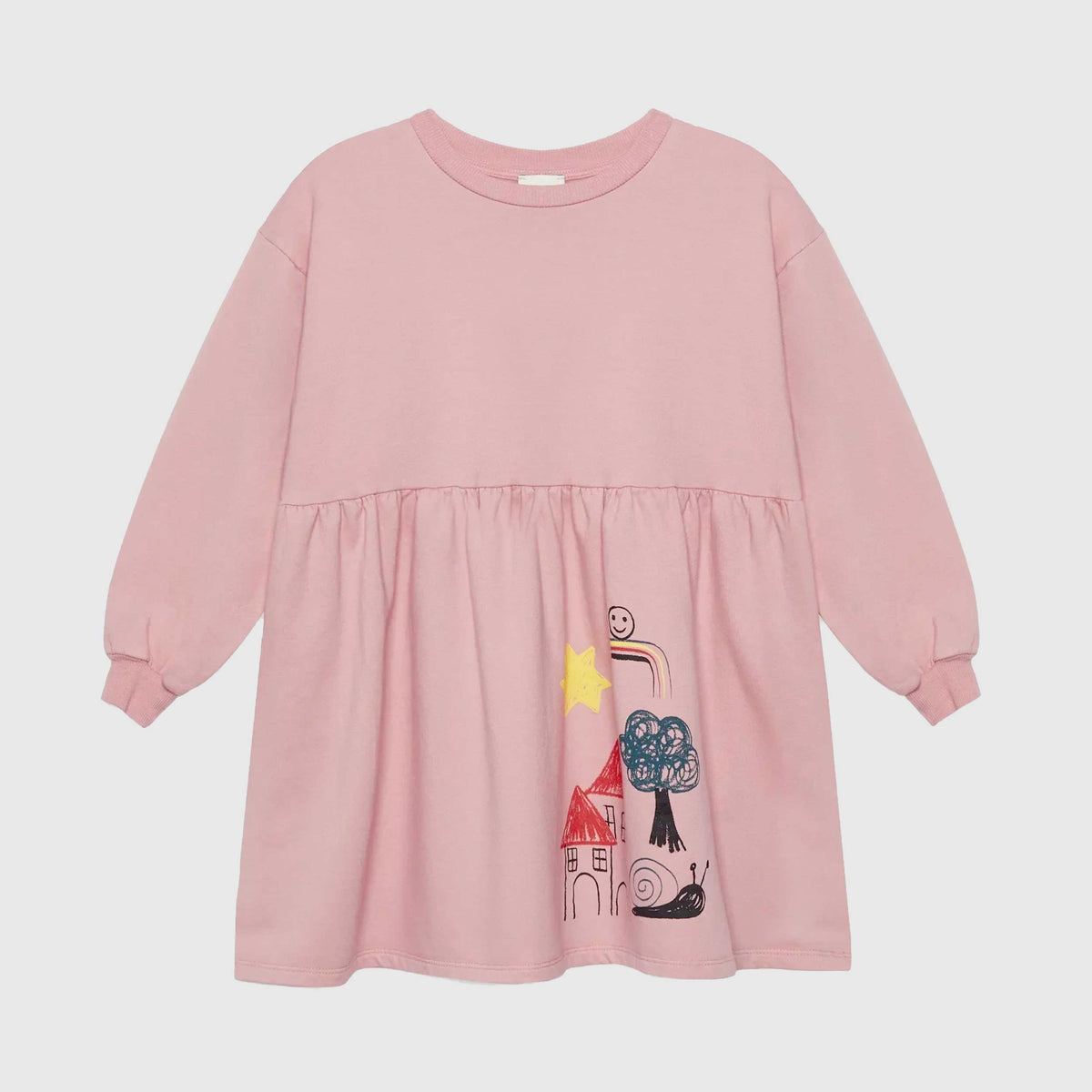 Abitino Rosa con Stampa sul Davanti per Bambina WEEKEND HOUSE KIDS