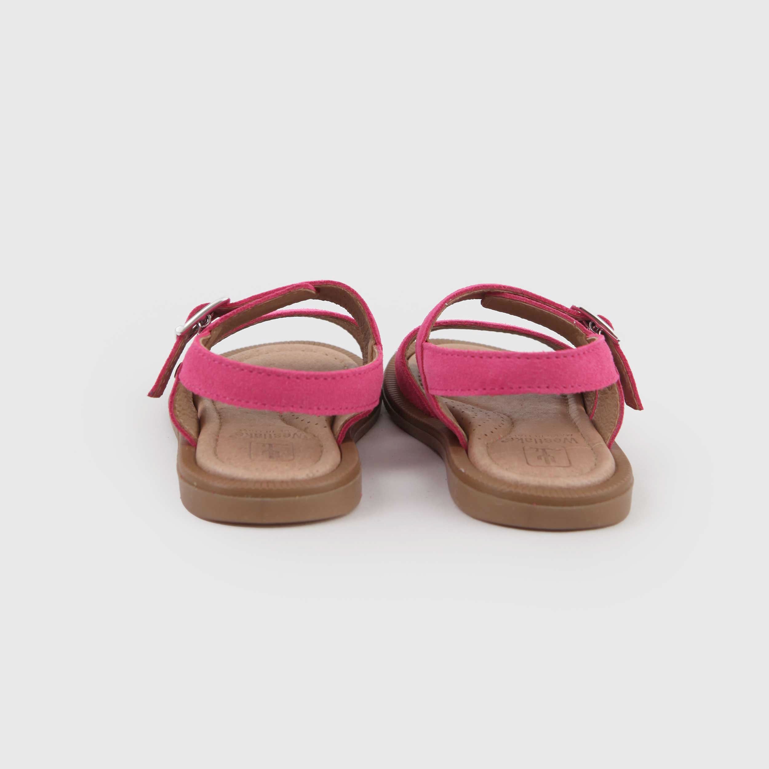 Fuchsia Open-Toe Sandal by WESTLAKE