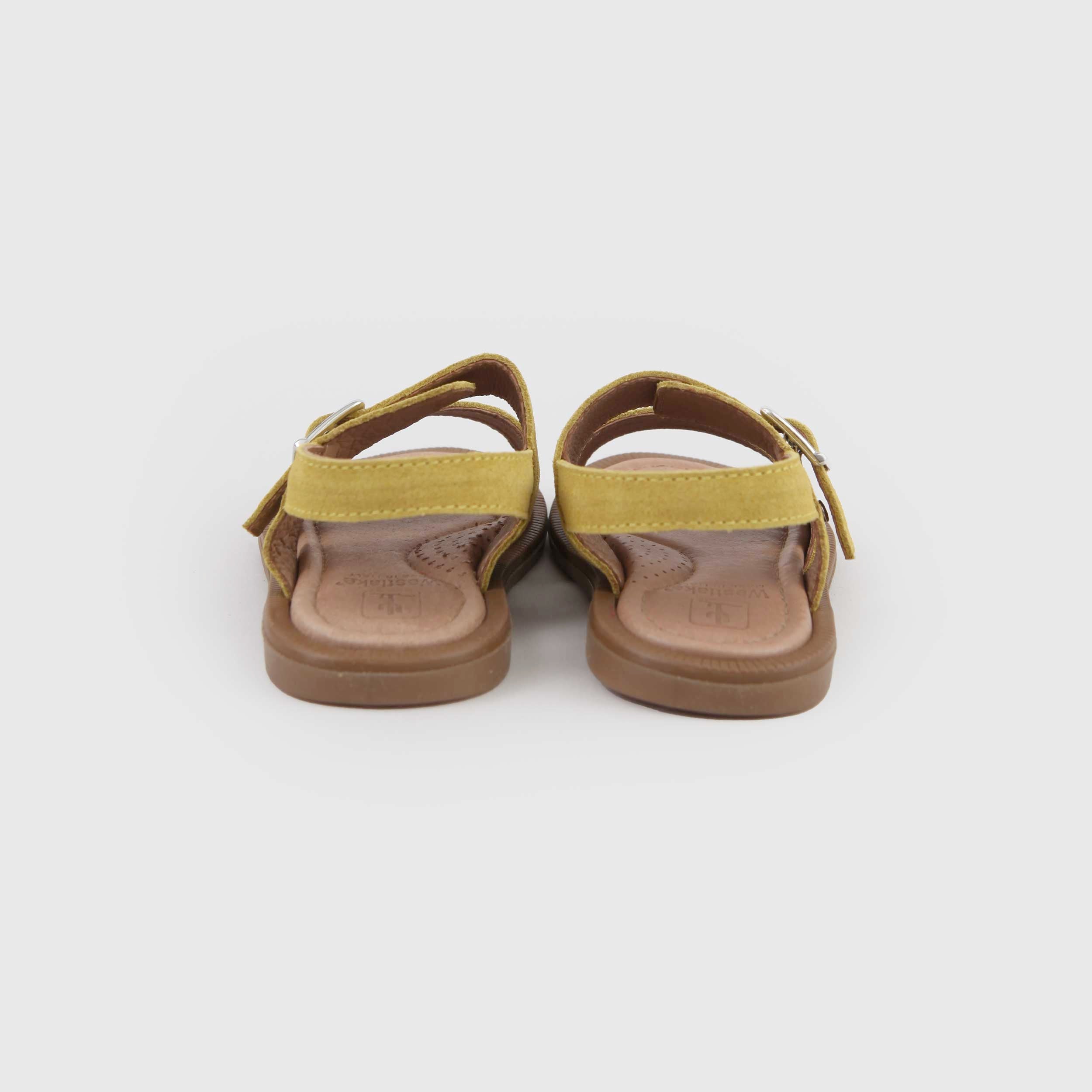 Yellow Open-Toe Sandal by WESTLAKE
