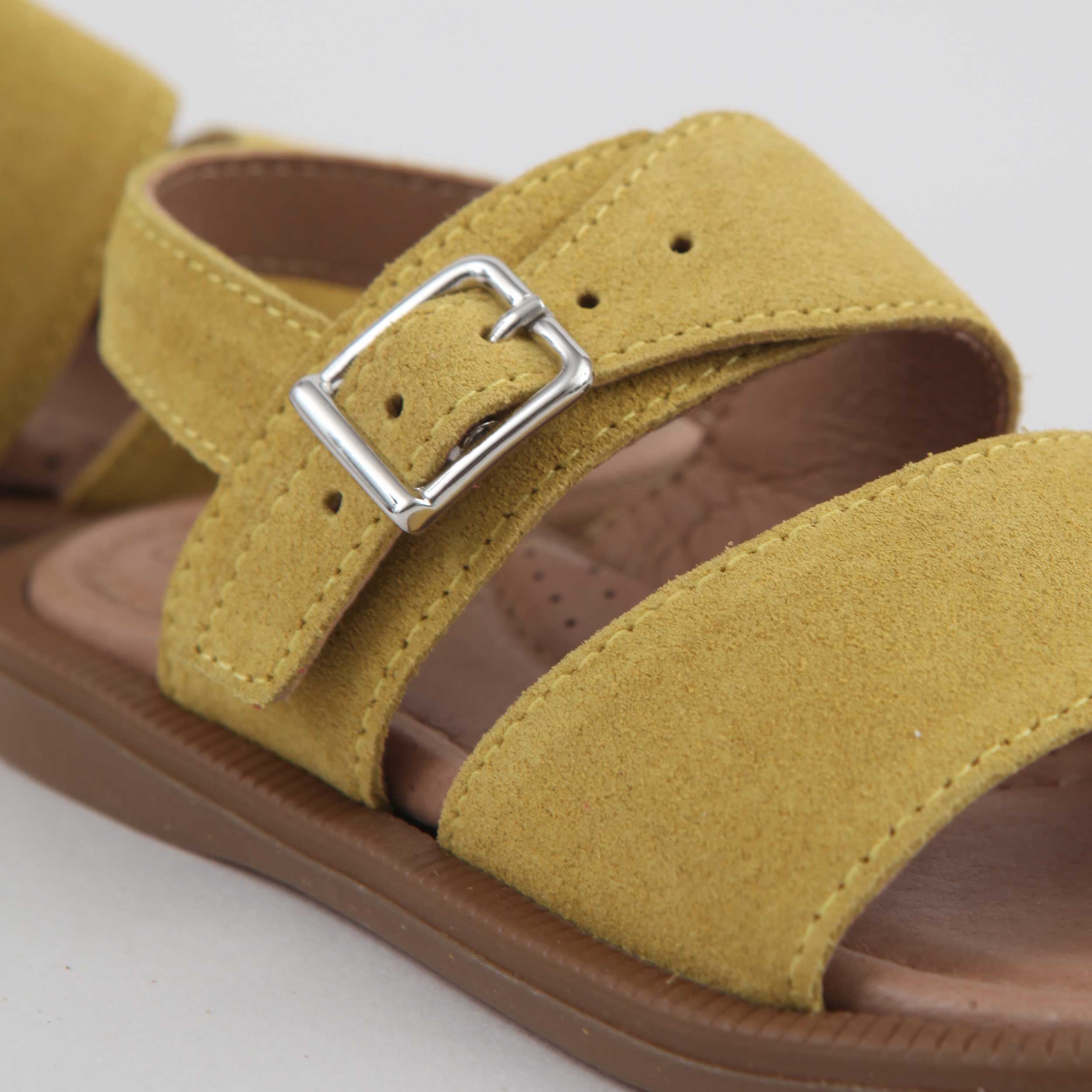 Yellow Open-Toe Sandal by WESTLAKE