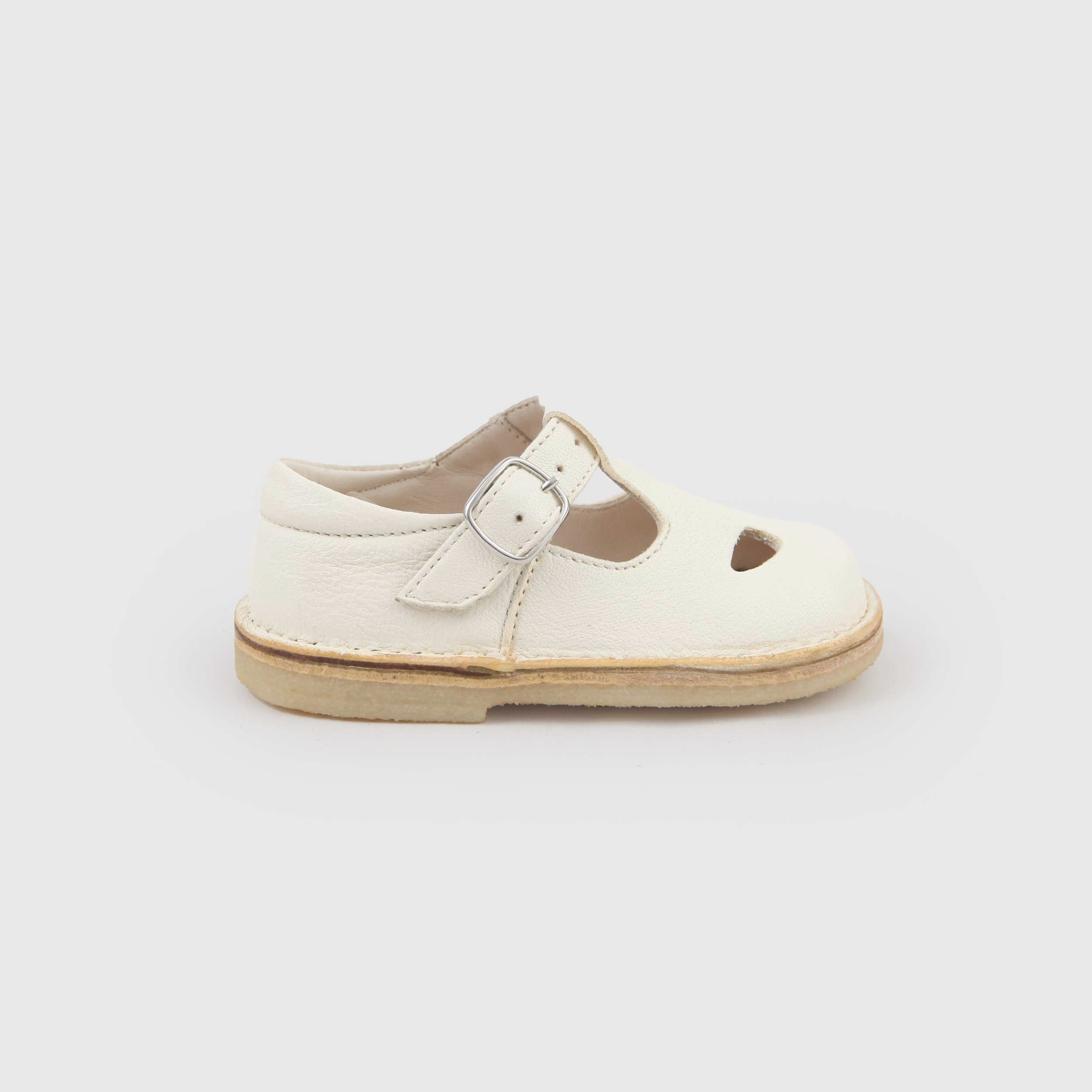 WESTLAKE Designer White Leather Sandals