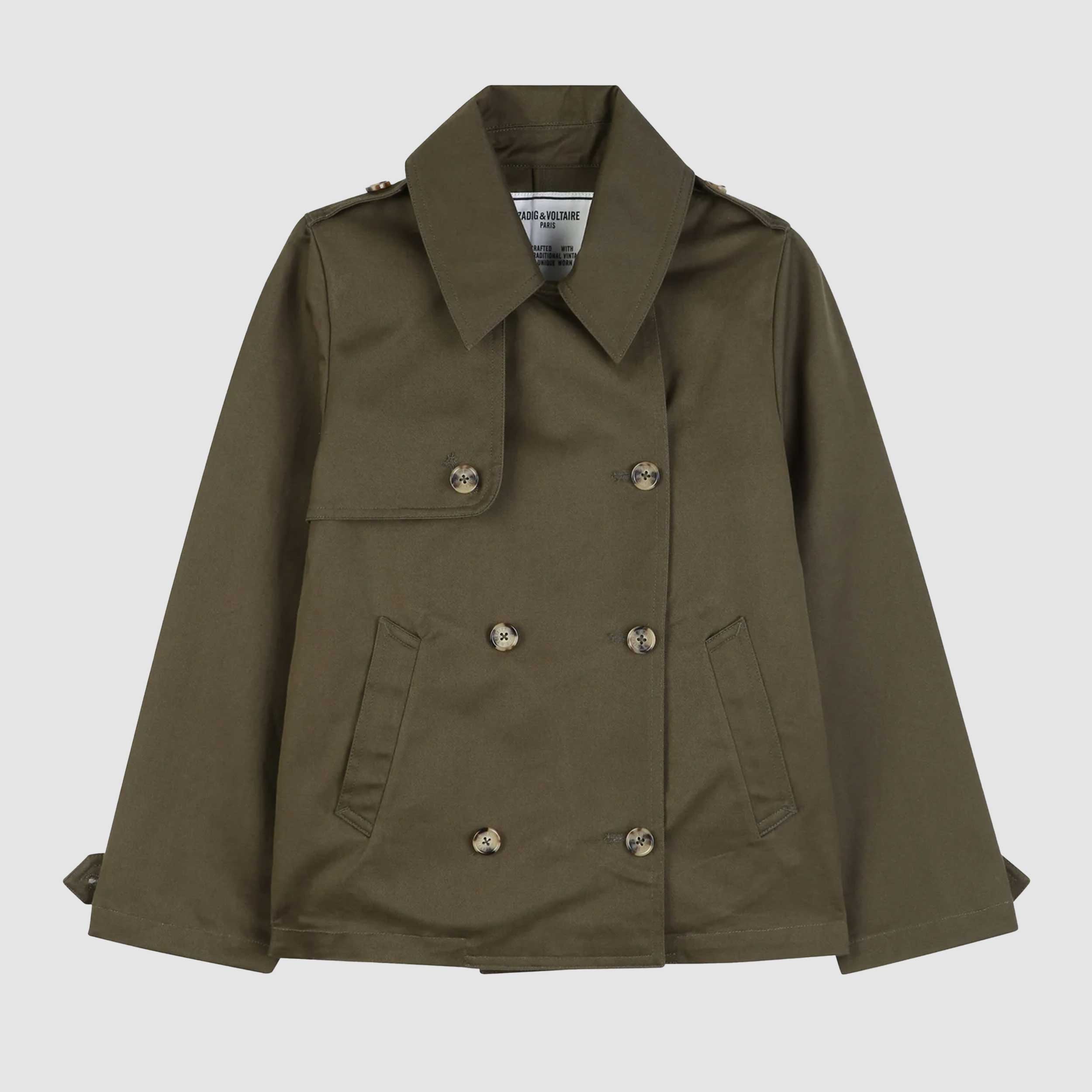 Giacca Verde Collo Sciallato Firmata ZADIG AND VOLTAIRE