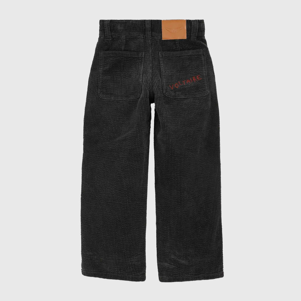 Pantaloni in Velluto a Coste Nero per Ragazzi ZADIG AND VOLTAIRE