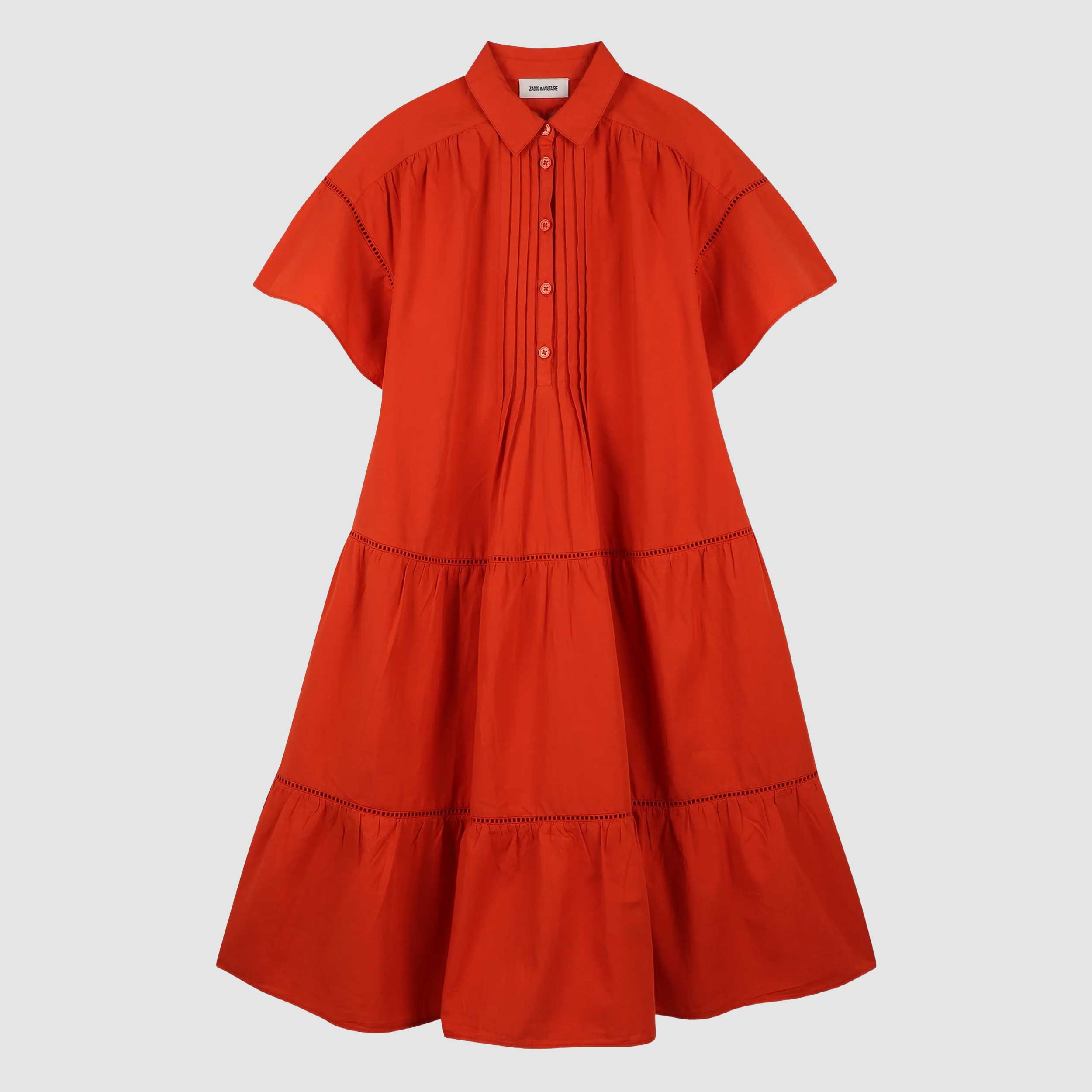 Abito Arancione con Sottoveste Firmato ZADIG AND VOLTAIRE