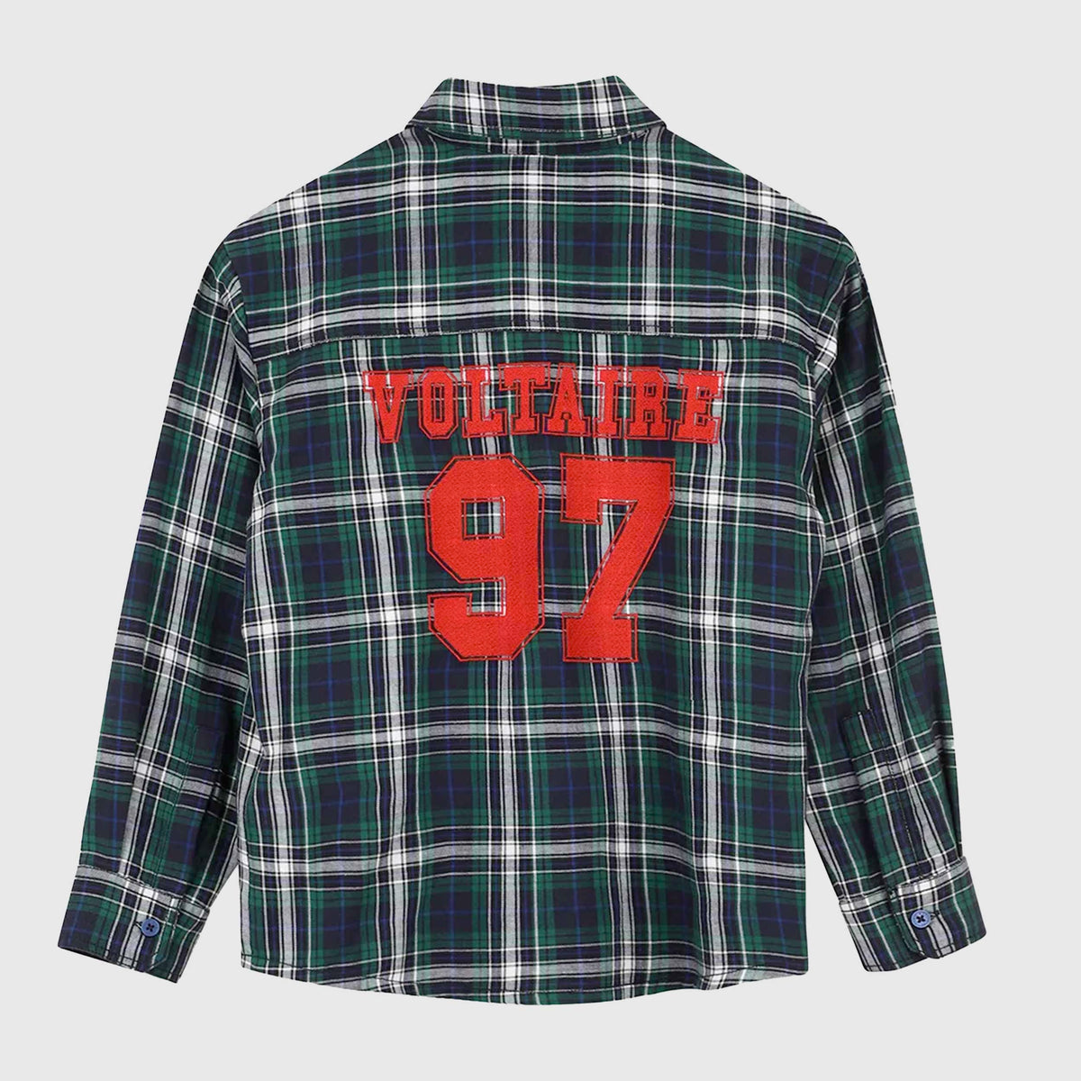 Camicia Multicolore a Quadri con Stampa per Ragazzi ZADIG AND VOLTAIRE