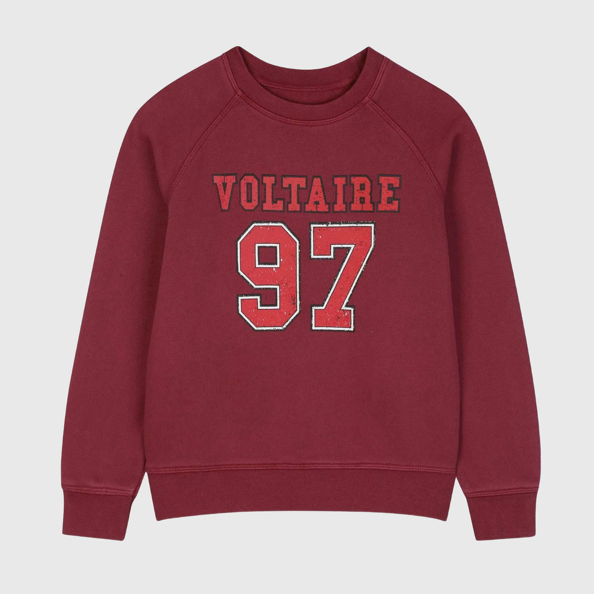 Felpa Bordeaux con Stampa per Ragazzo ZADIG AND VOLTAIRE