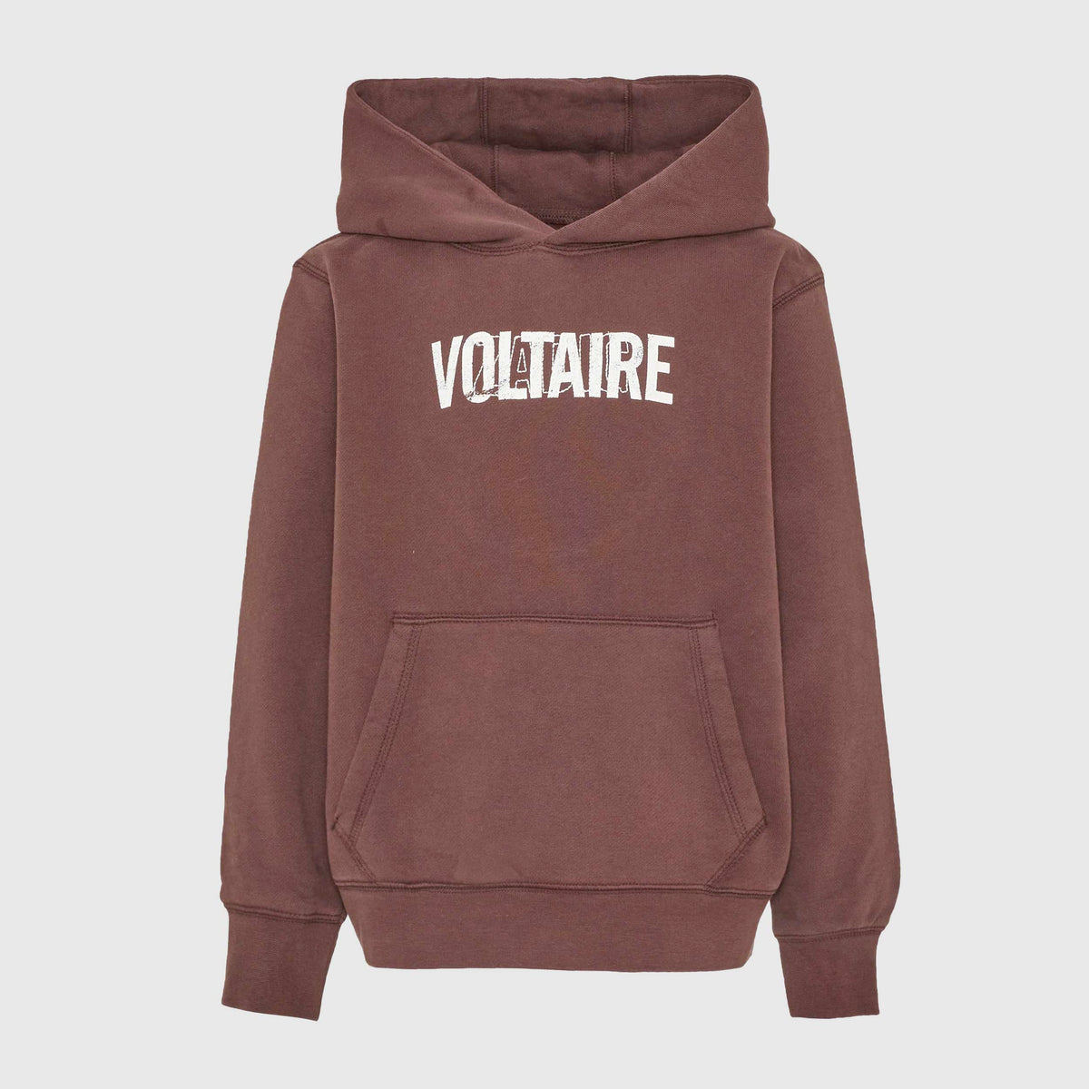 Felpa Marrone con Cappuccio e Stampa per Ragazzo ZADIG AND VOLTAIRE