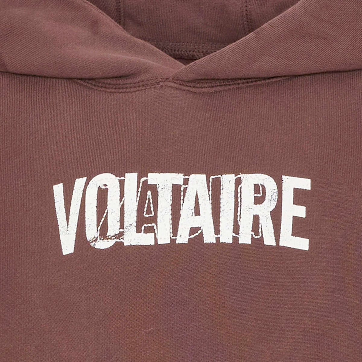 Felpa Marrone con Cappuccio e Stampa per Ragazzo ZADIG AND VOLTAIRE