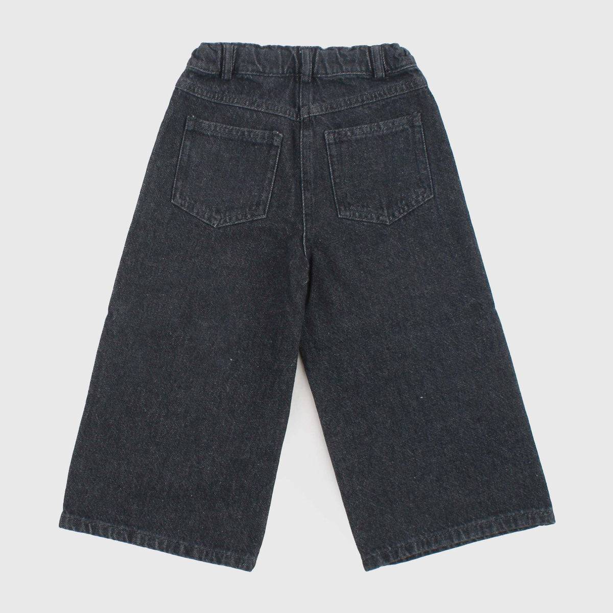 Jeans Nero con Allacciatura Laterale per Bambina ZHOE AND TOBIAH