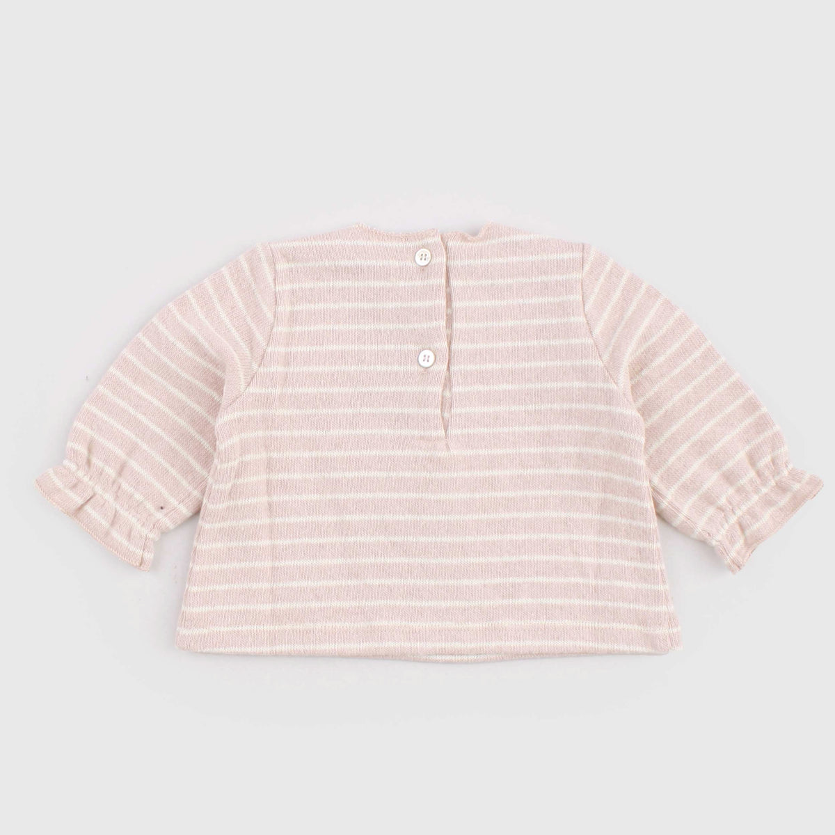 Maglia Rosa e Beige con Cuore per Neonata ZHOE AND TOBIAH