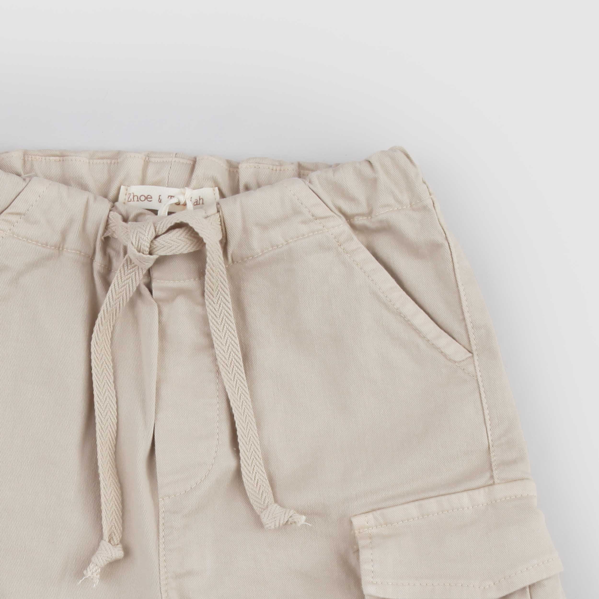 Bermuda Beige con Patta Firmato ZHOE AND TOBIAH