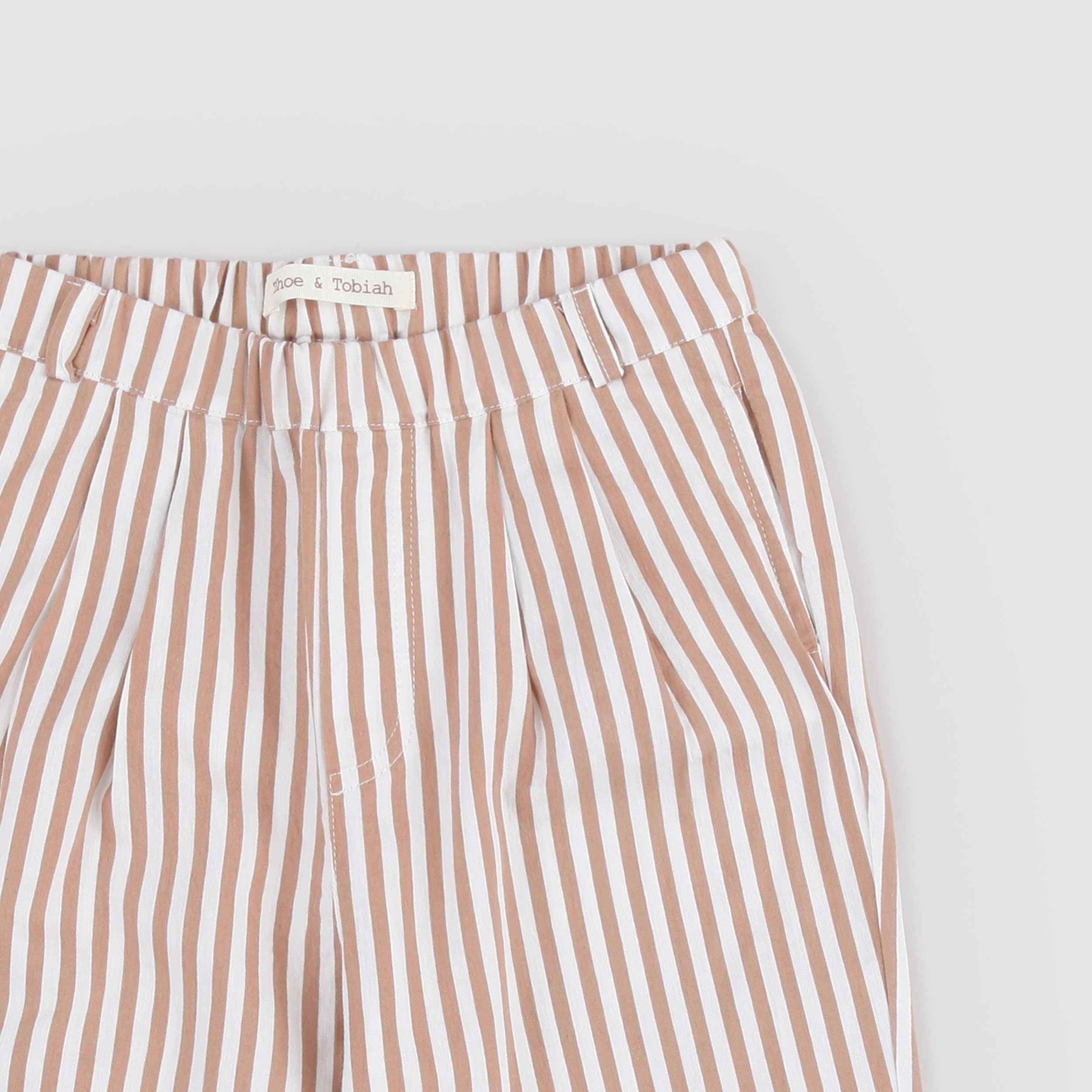 White and Beige Trousers by ZHOE AND TOBIAH