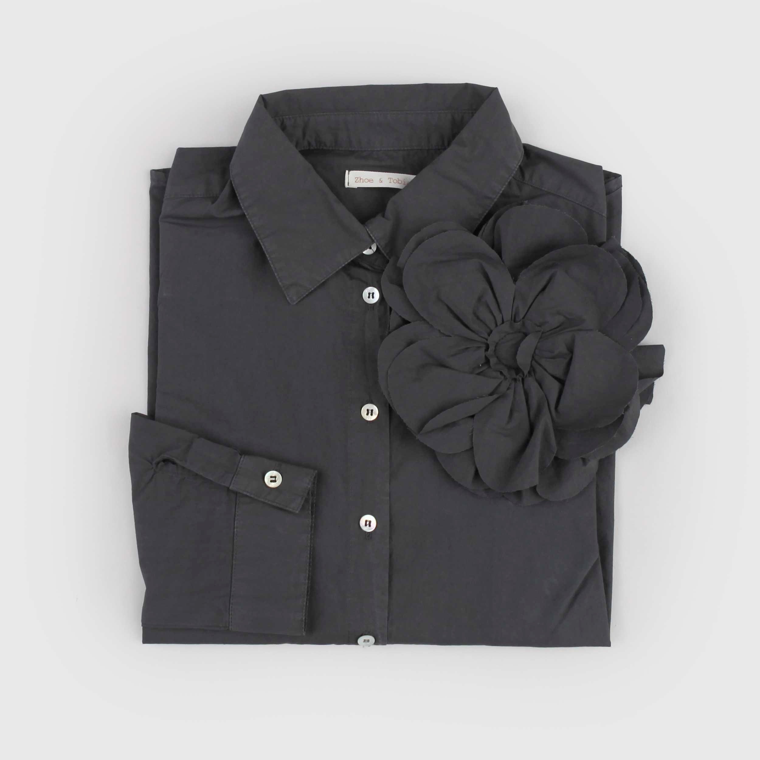 Camicia Grigia con Decorazione Firmata ZHOE AND TOBIAH