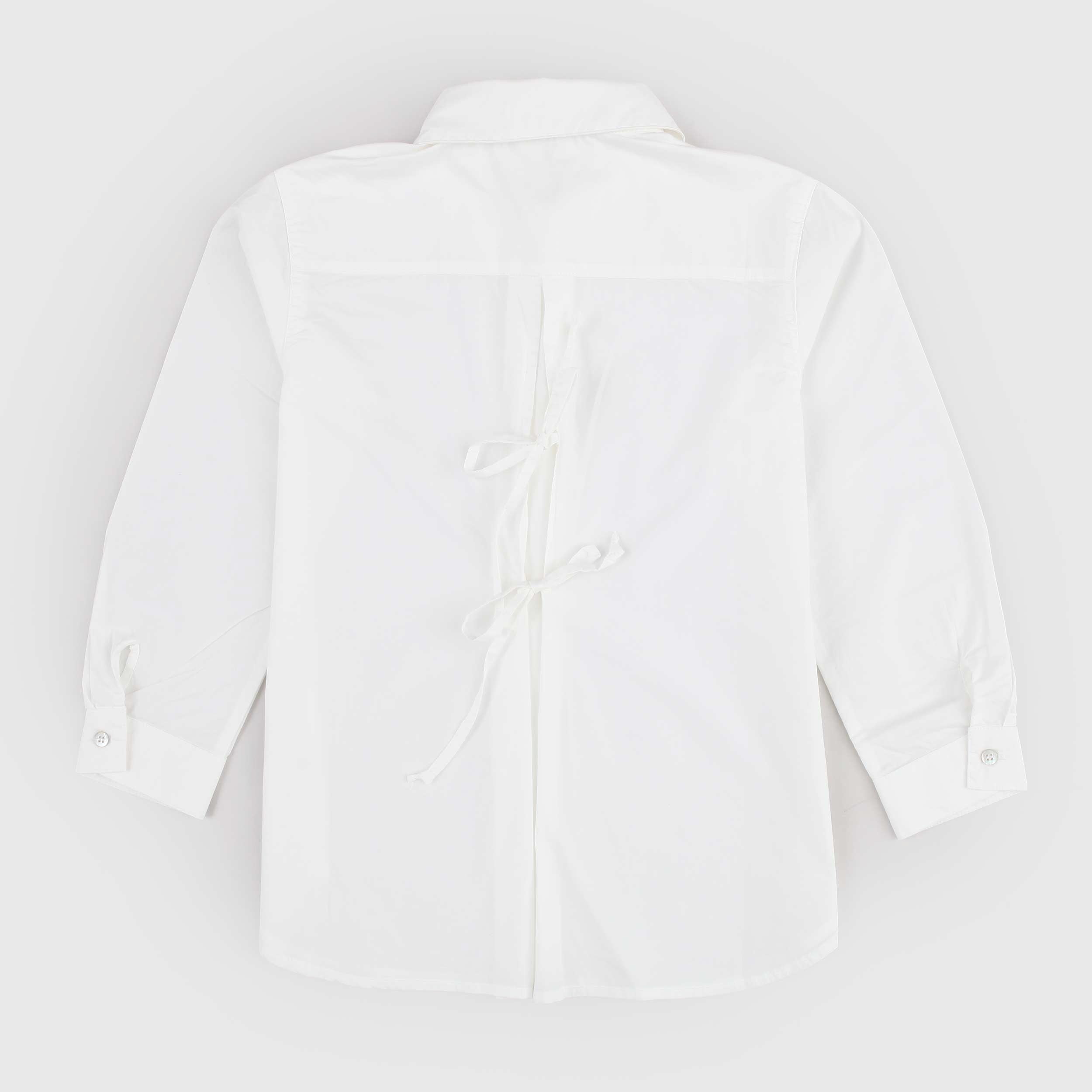 Camicia Bianca con Spilla Removibile Firmata ZHOE AND TOBIAH