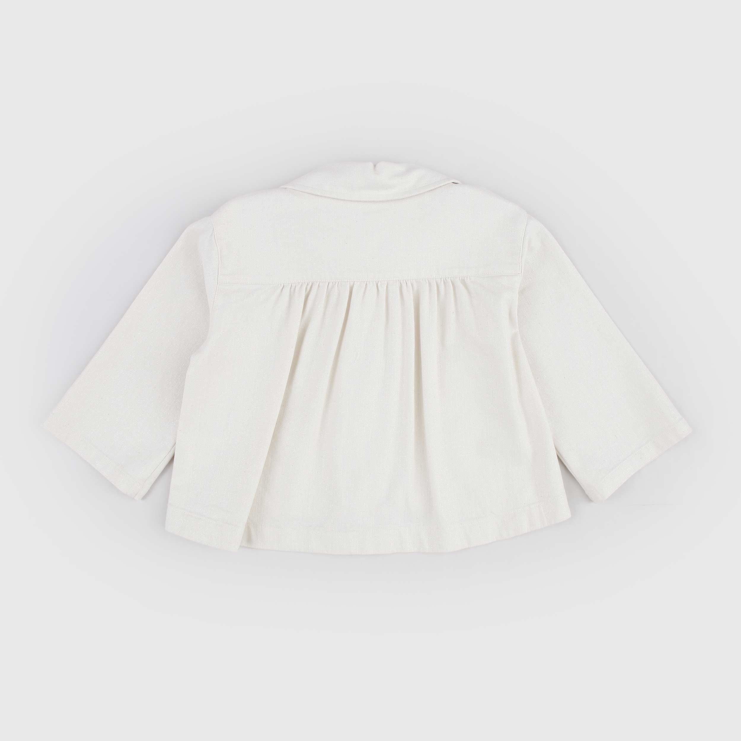 Giacca Beige Svasata con Lurex Firmata ZHOE AND TOBIAH