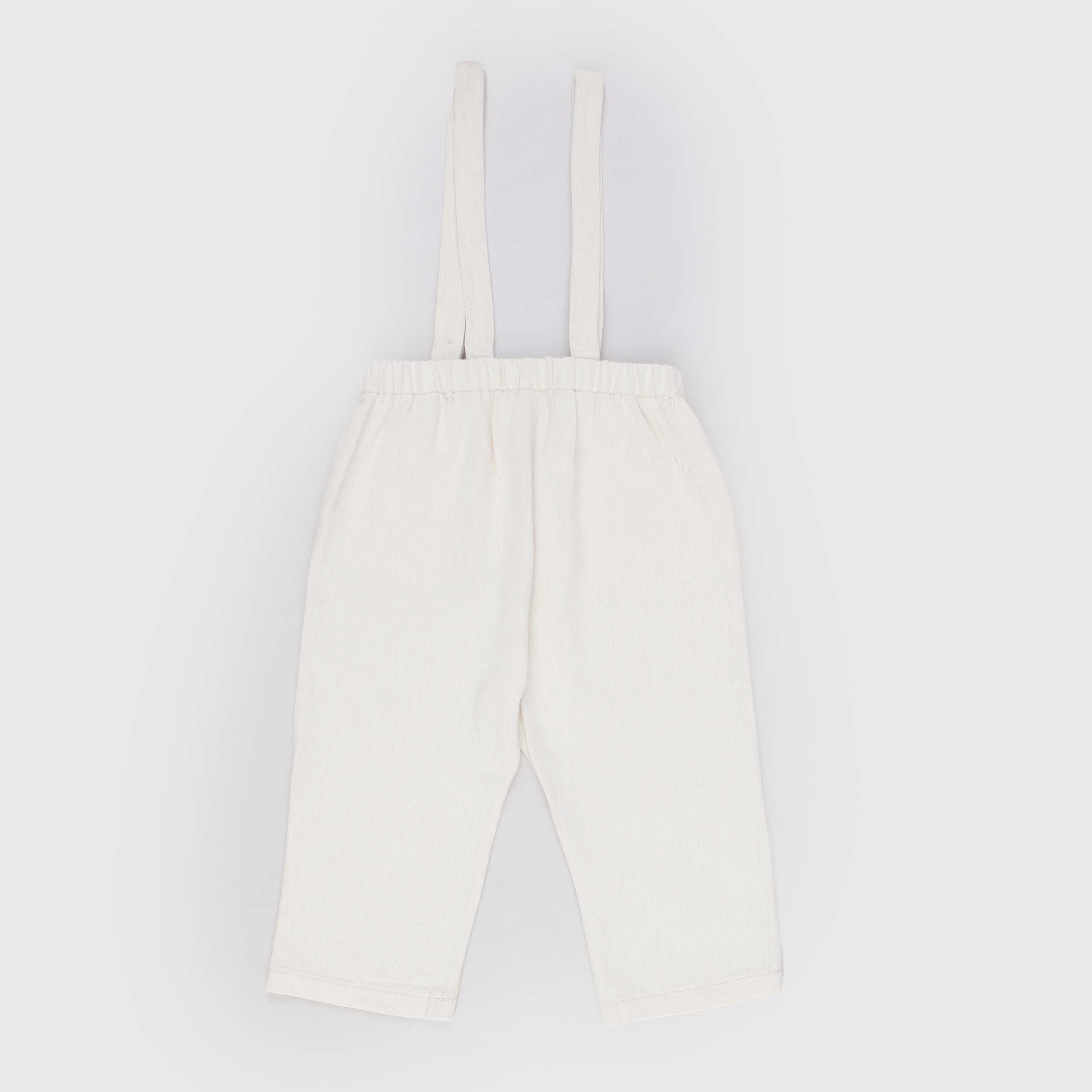 Pantalone Beige con Bretelle Firmato ZHOE AND TOBIAH