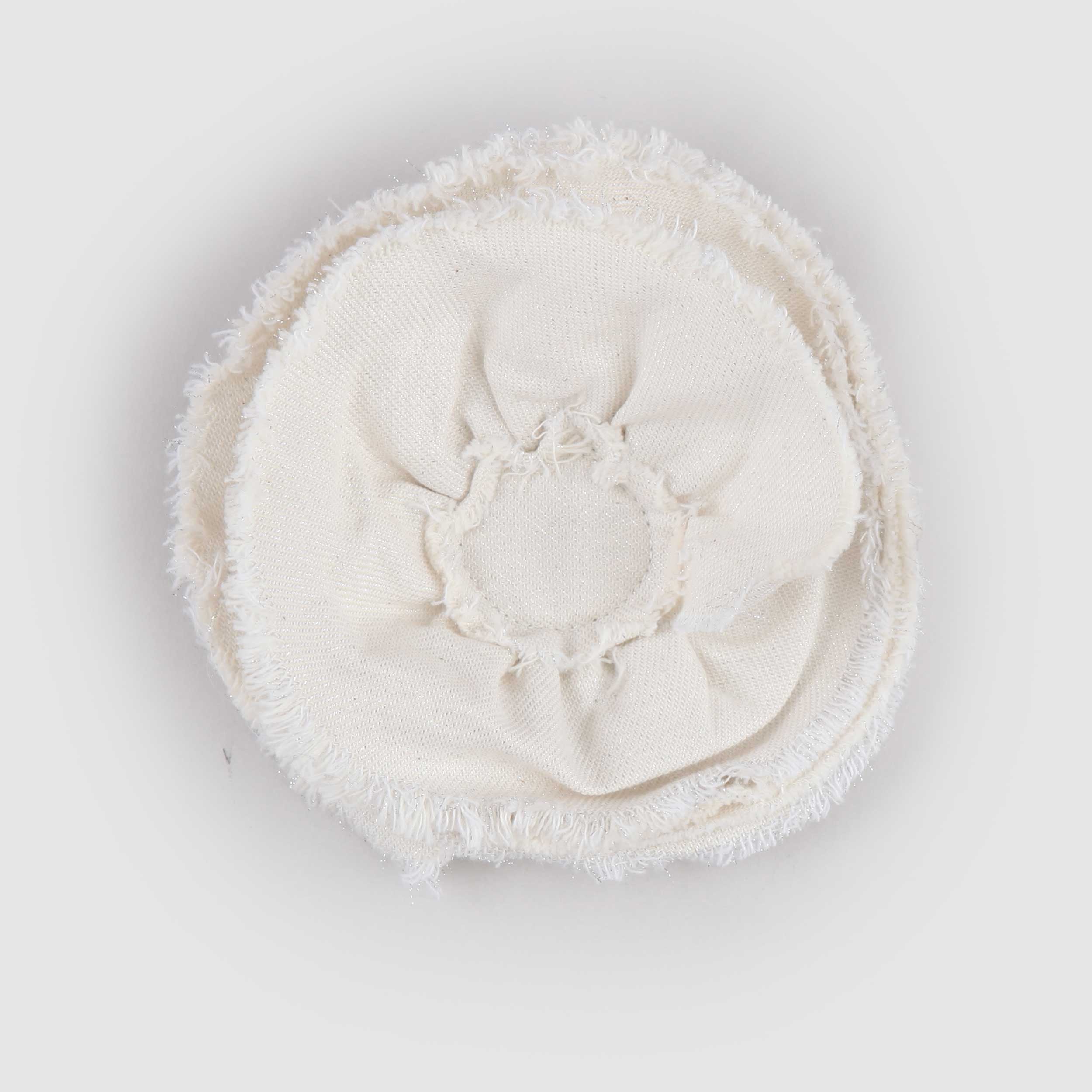 Beige Lurex Brooch by ZHOE AND TOBIAH